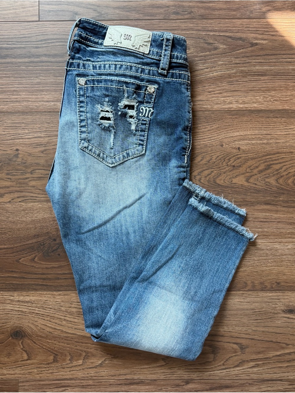 Miss Me Cropped Skinny Jeans